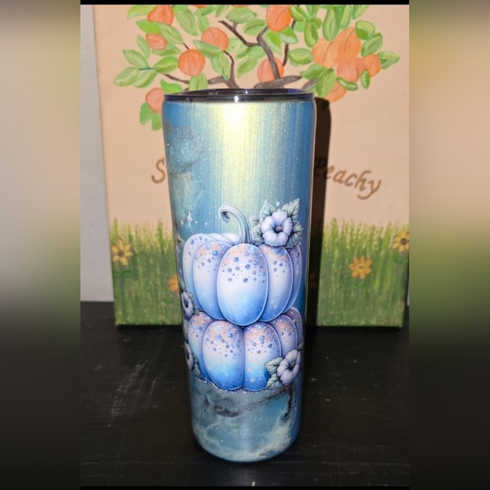 Blue Pumpkin Tumbler